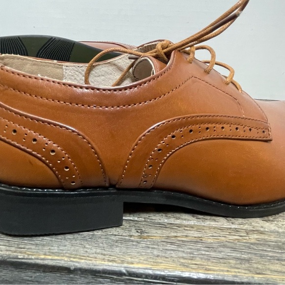Majestic Collection Men's Brown Oxford  Dress Shoes size 10. NWOT. Leather. - Picture 10 of 10